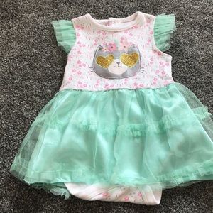 Baby girl bodysuit dress.